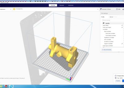 Intake manifold 3D print