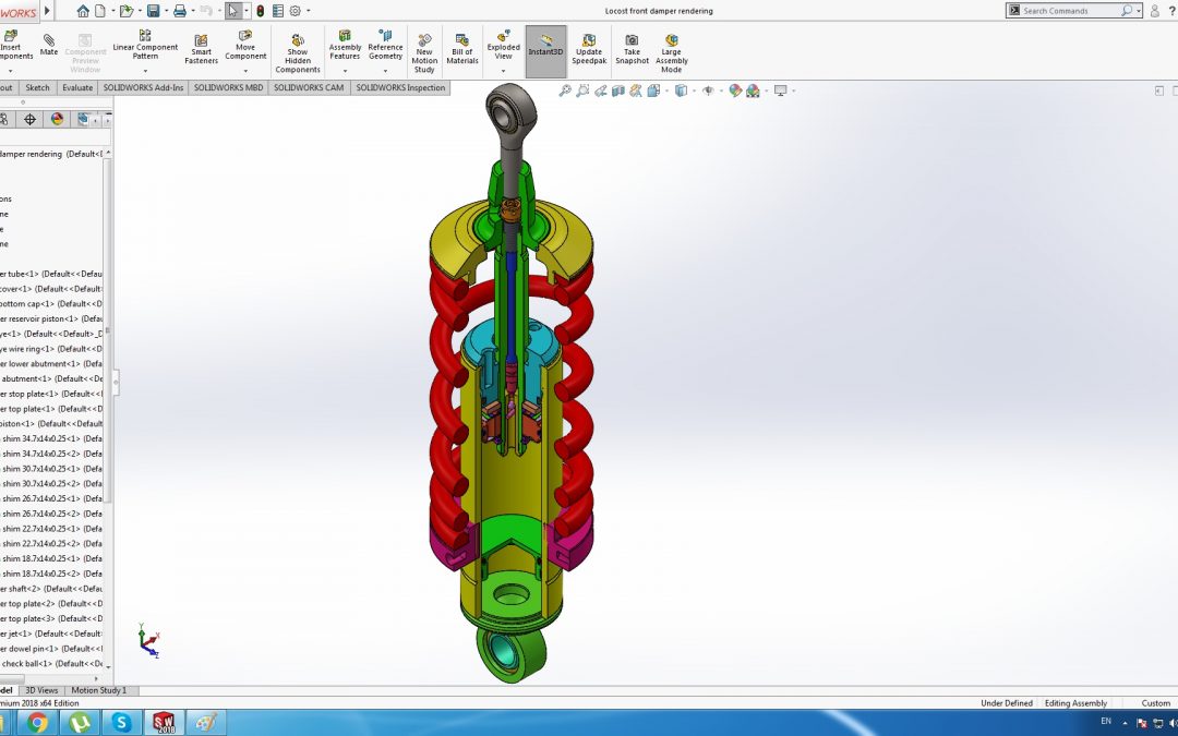 Kit car shock absorber