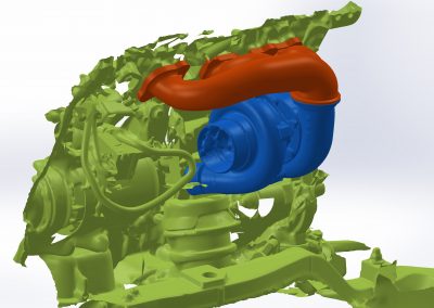 Twin turbo 370Z manifolds development