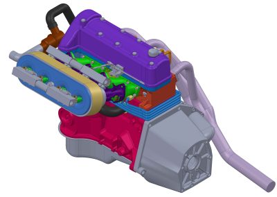 Lada(VAZ) 8 valve crossflow cylinder head