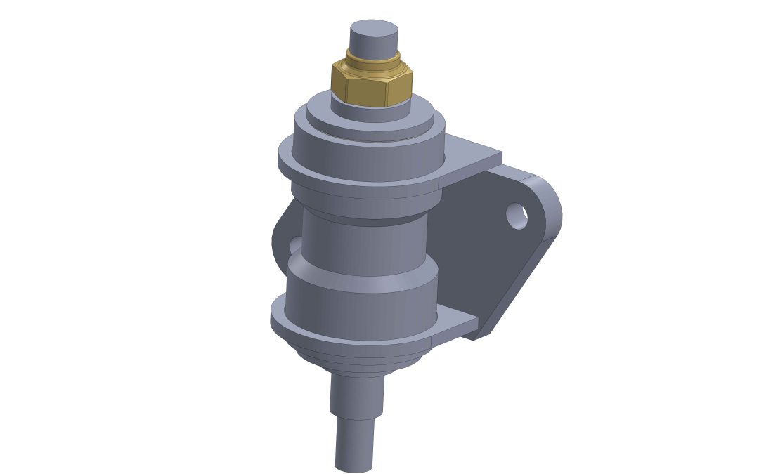 Lada reinforced idle steering arm with tapered bearing 